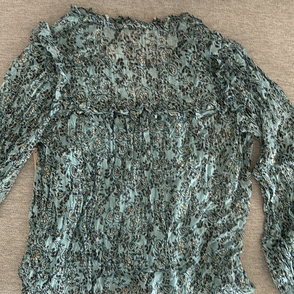 Colonels blouse with camisole. Size small NWT blue - Picture 6 of 6